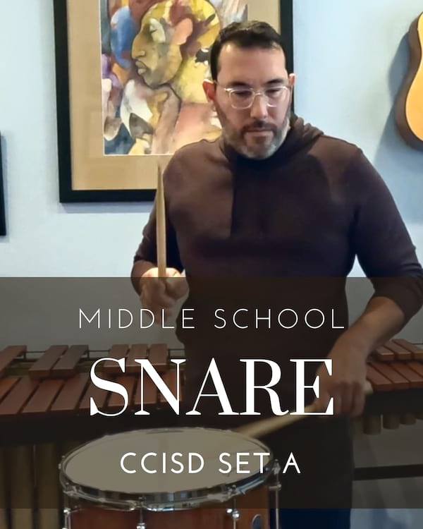 ⚡️ CCISD MS Region 17 North Zone Set A Snare